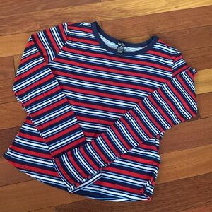 Rue21 Striped Fitted T-shirt size Medium Long Sleeve Tee